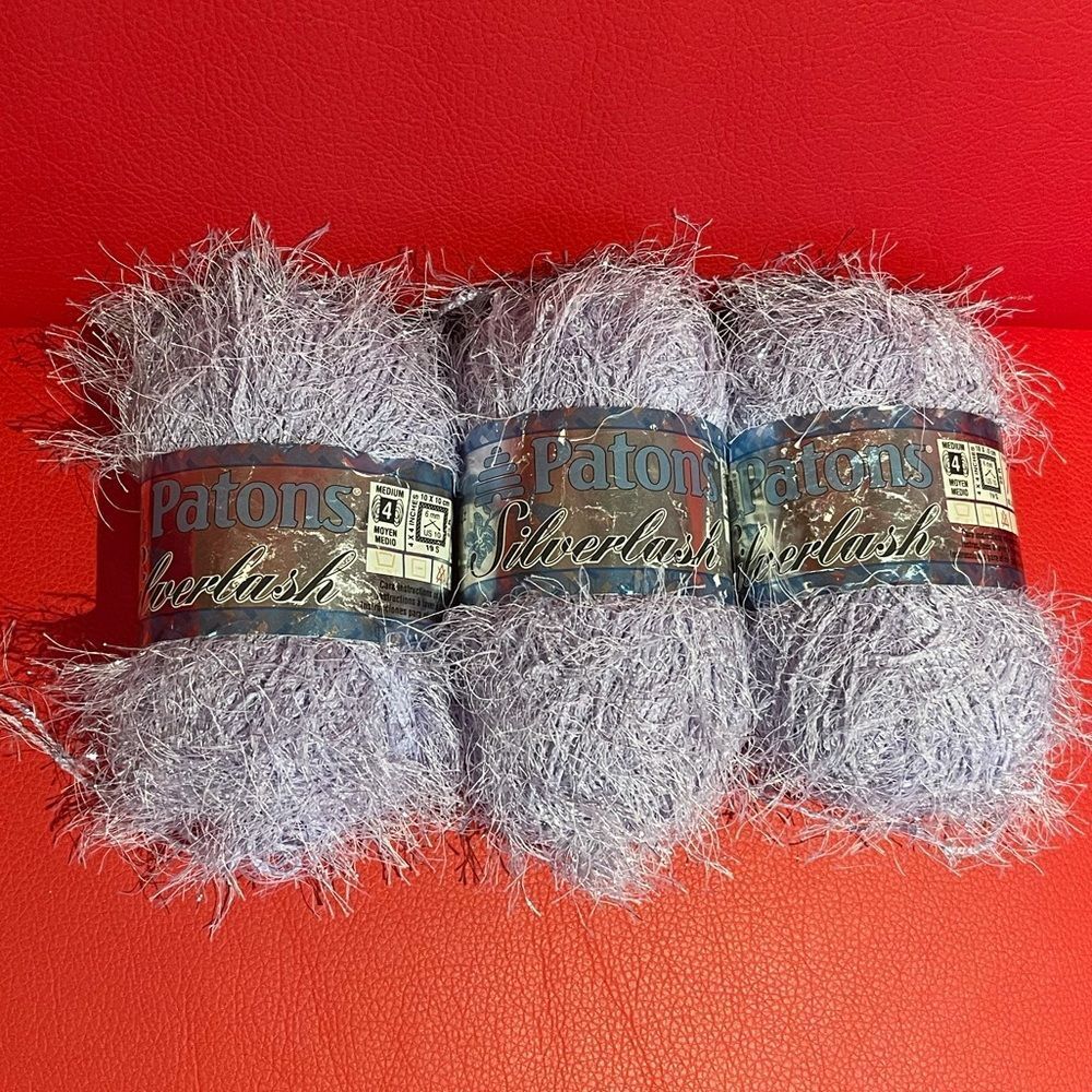 Patons Silverlash Lustrous Lilac 3 skein